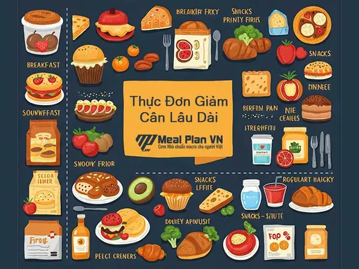 Thực đơn ăn giảm cân trong 1 tuần – đốt mỡ thừa An Toàn